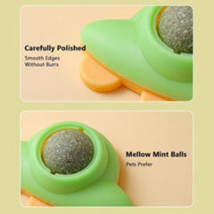 The Furr Company catnip Spaceship ball toy