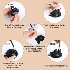 The Furr Company vaccum cat teaser toy