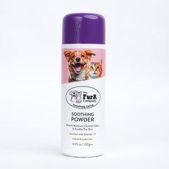 Soothing Powder for dogs and cats with the goodness of Lavender Oil, Neem & Cedarwood Extract- 120 Gm