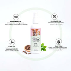 Ear and Dental Care Kit for Dogs and Cats | Natural formulation | Sulfate and Paraben Free | 100 ML