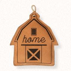 The Furr Company Home premium leather toy with organic coconut fiber filling