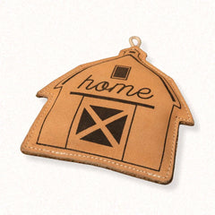 The Furr Company Home premium leather toy with organic coconut fiber filling