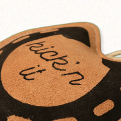 The Furr Company Horse Shoe premium leather toy with coconut fibre filling