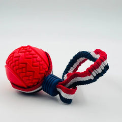 The Furr Company Tugtastic Rope Ball-Red