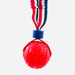 The Furr Company Tugtastic Rope Ball-Red