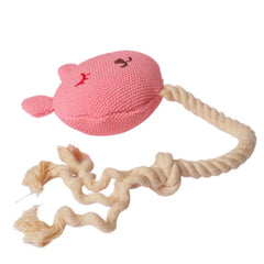 The Furr Company Knitted Kitty Rattle Plush Toy