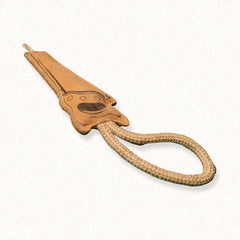 The Furr Company Chainsaw premium leather toy with orgnainc cocunt fibre filling