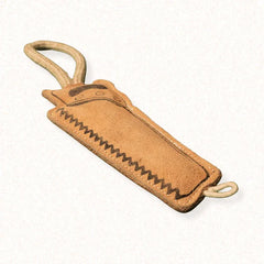 The Furr Company Chainsaw premium leather toy with orgnainc cocunt fibre filling