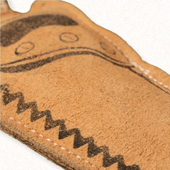 The Furr Company Chainsaw premium leather toy with orgnainc cocunt fibre filling