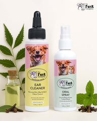 Ear and Dental Care Kit for Dogs and Cats | Natural formulation | Sulfate and Paraben Free | 100 ML