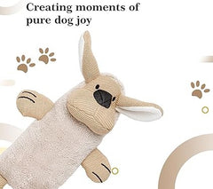 The Furr Company Knitted Bunny Rattle Plush Toy