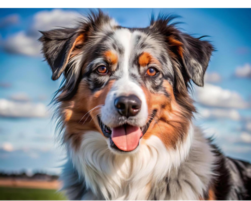 Blue Merle Australian Shepher