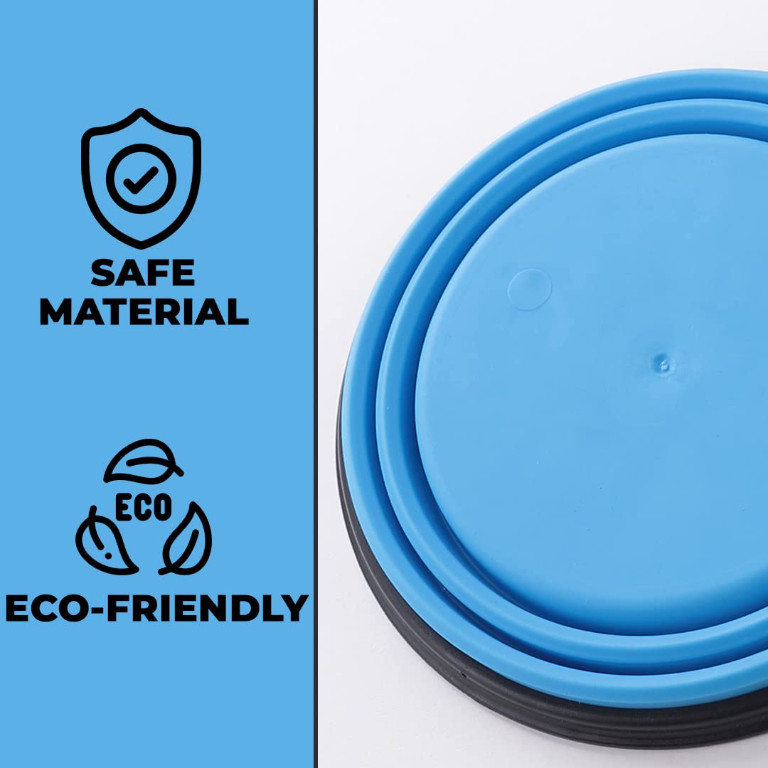 The Furr Company Foldable feeder for dogs and cats- Blue
