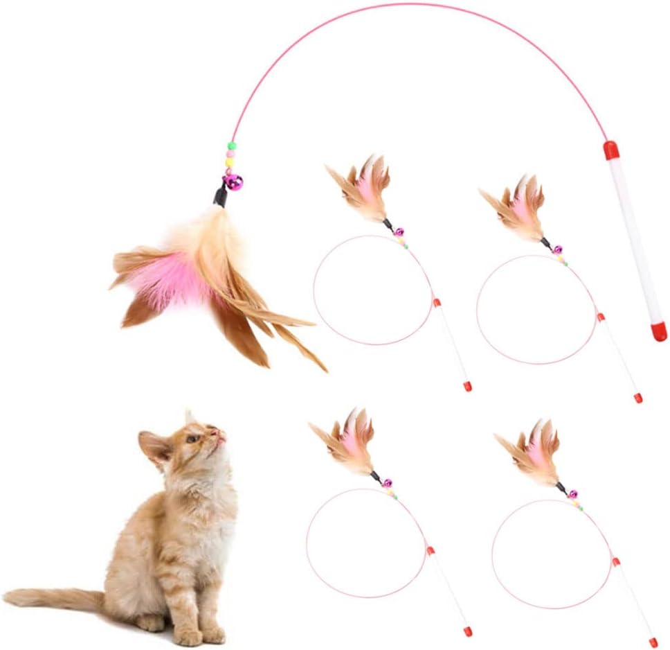 The Furr Company Teasing Stick with Natural Feather