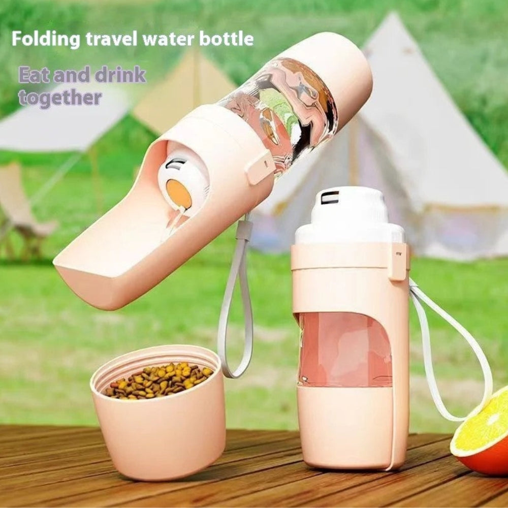 The Furr Company 2 in 1 Water bottle & Treat holder for dogs and cats