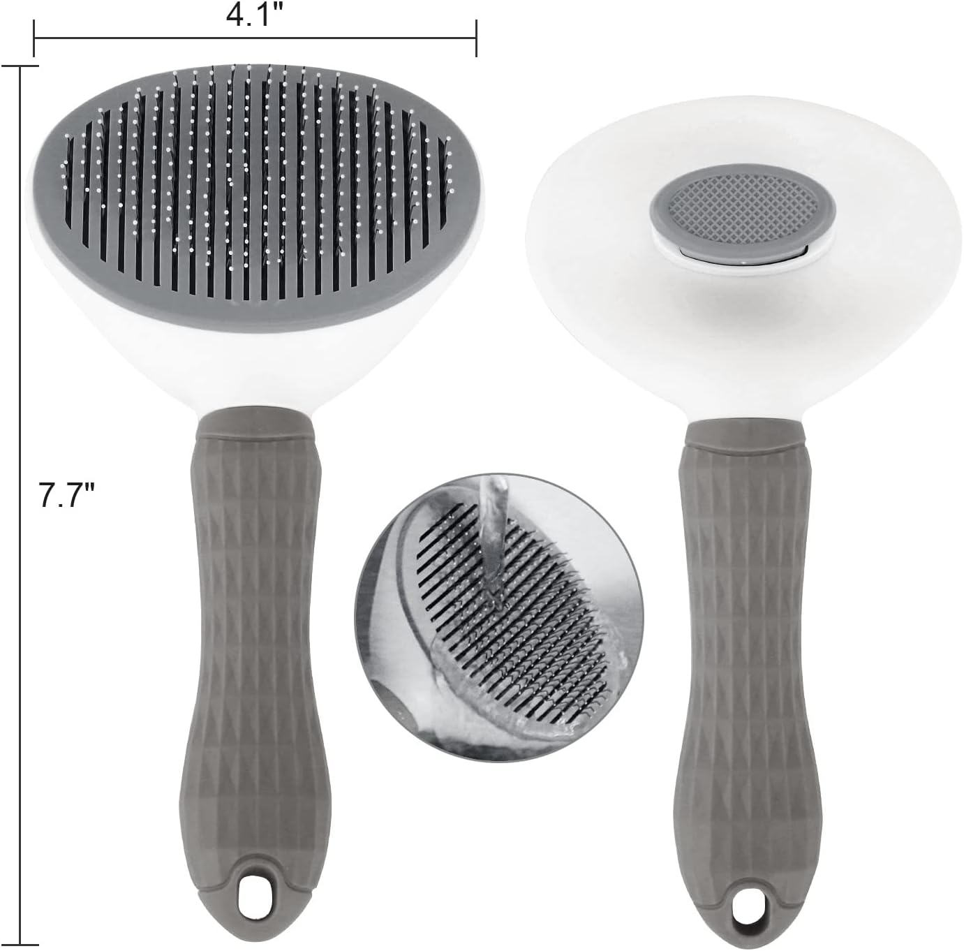 Slicker Brush for Dogs and Cats - Control Shedding and help fur growth
