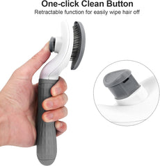 Slicker Brush for Dogs and Cats - Control Shedding and help fur growth