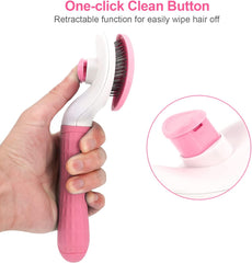 Slicker Brush for Dogs and Cats - Control Shedding and help fur growth