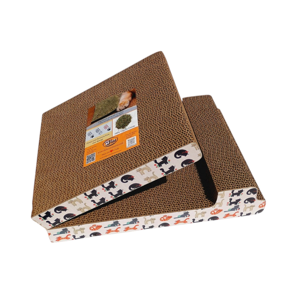 The Furr Company Fold & Purr Scratcher with Catnip
