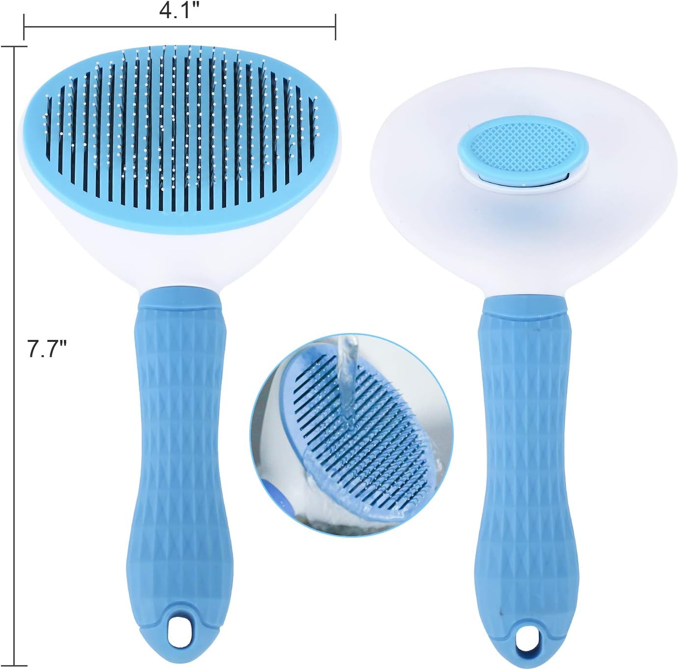 Slicker Brush for Dogs and Cats - Control Shedding and help fur growth
