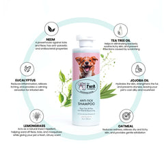 Double action Skin Protection against Tick and Itch | Natural | Sulfate and Paraben Free | 250 &