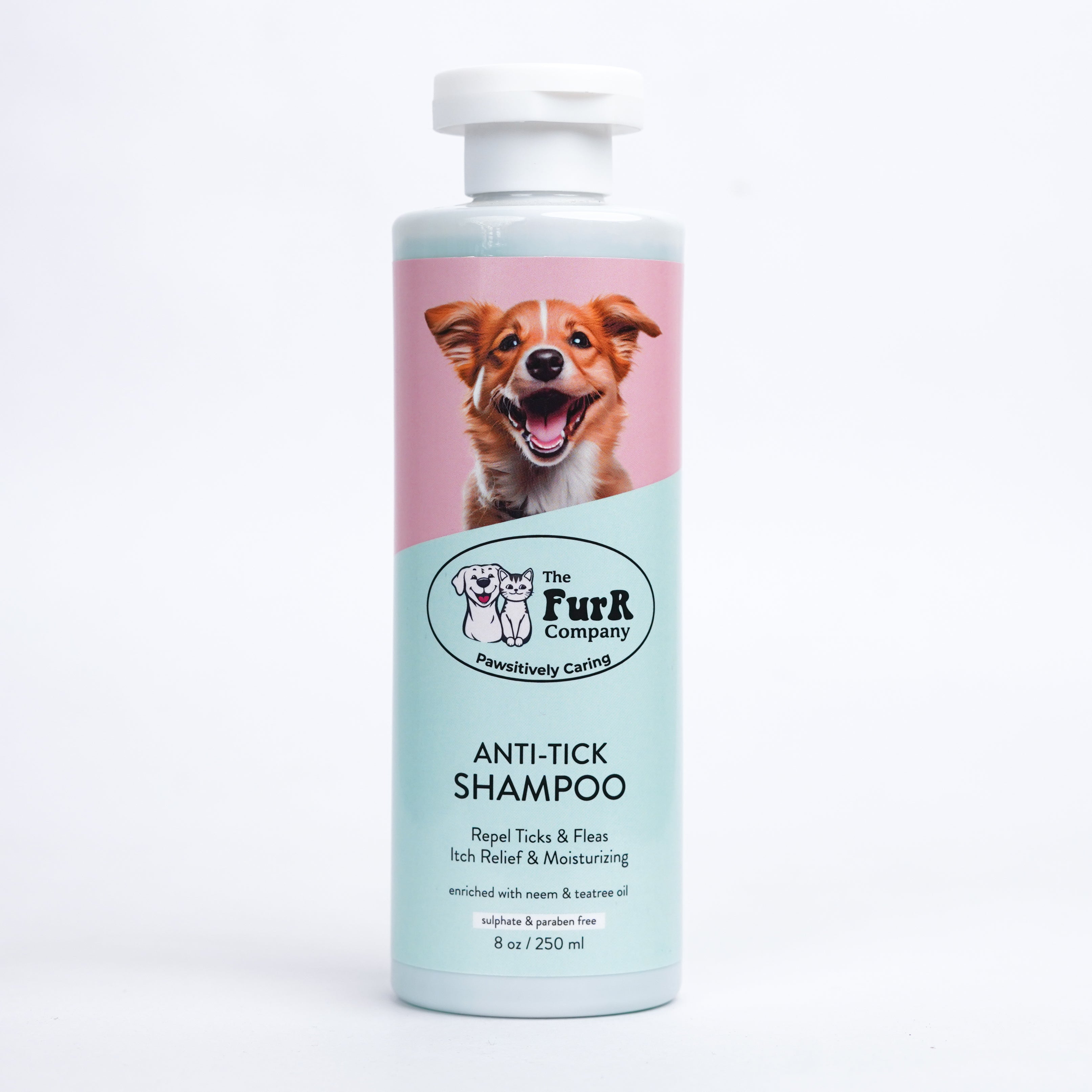 Double action Skin Protection against Tick and Itch | Natural | Sulfate and Paraben Free | 250 &