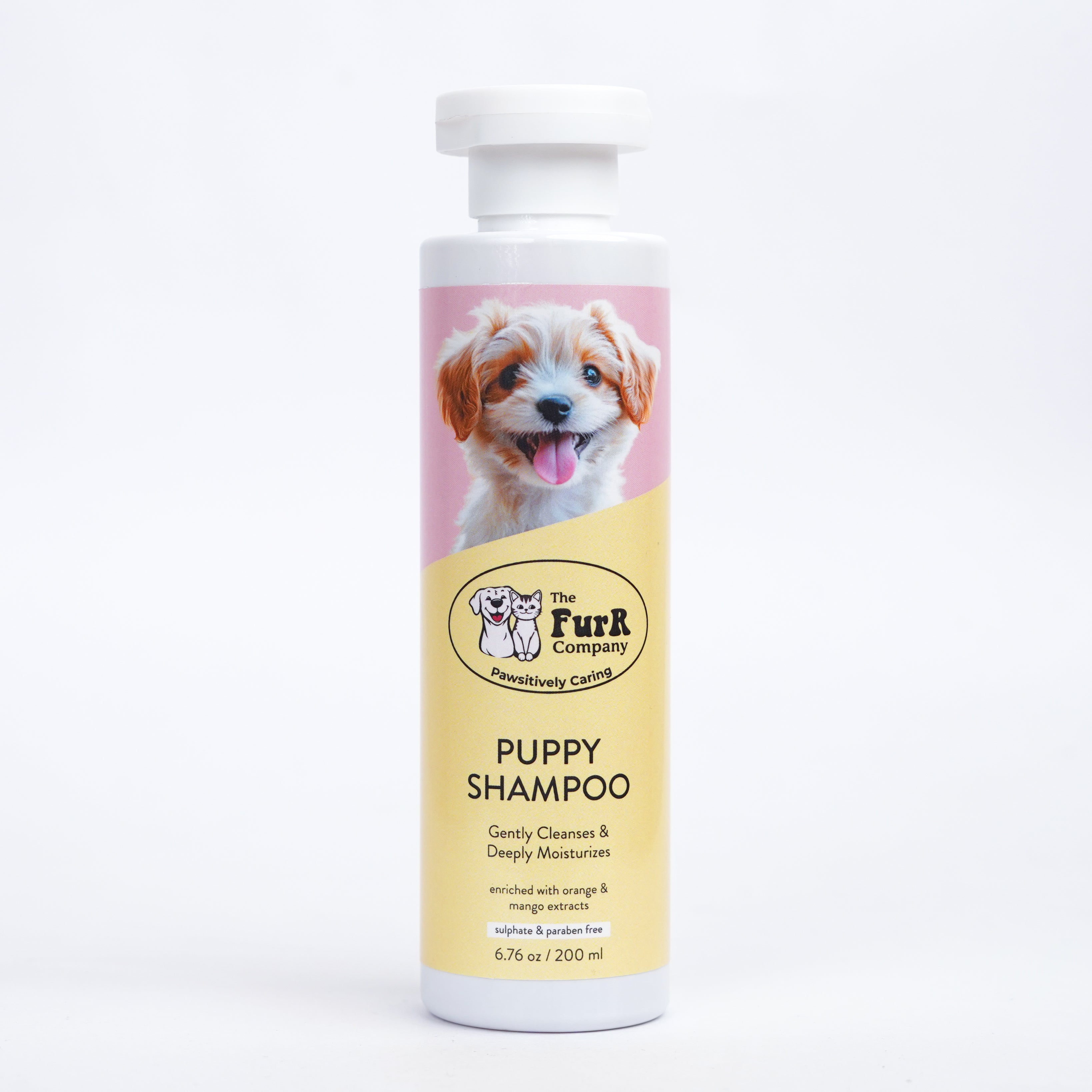 Puppy Shampoo | Goodness of Mango and Turmeric for gentle cleansing and deep moisturization | Natural, Sulfate & Paraben Free | 200 ML