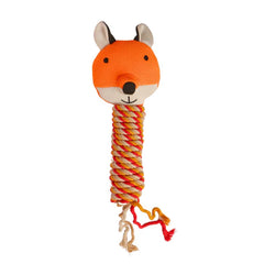 The Furr Company Knitted Rope Fox Plush Toy