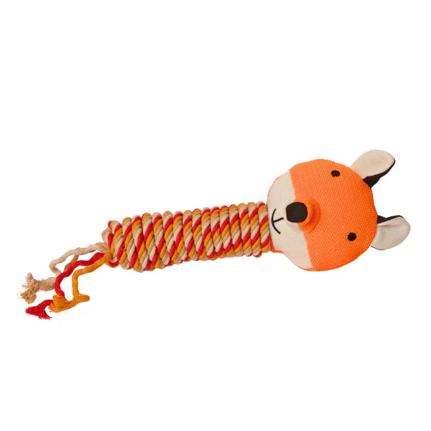 The Furr Company Knitted Rope Fox Plush Toy