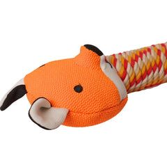 The Furr Company Knitted Rope Fox Plush Toy