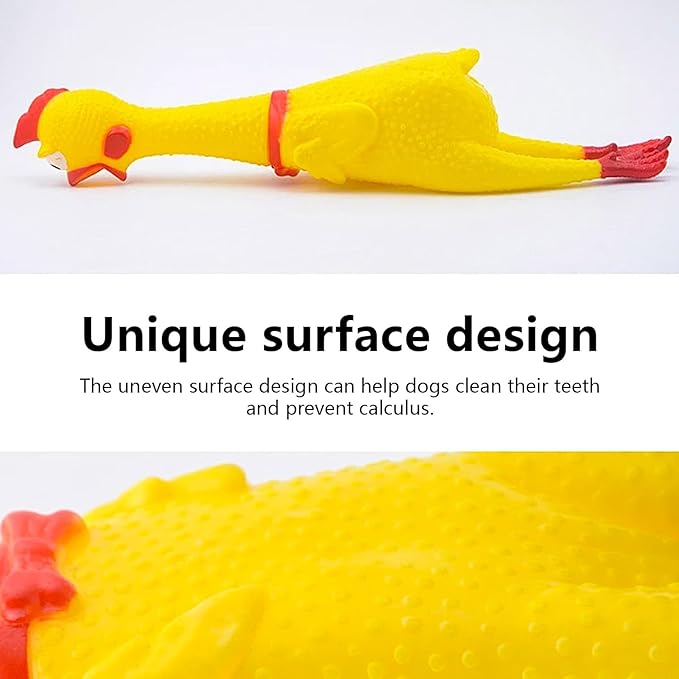 The Furr company Chicken squeaky toy