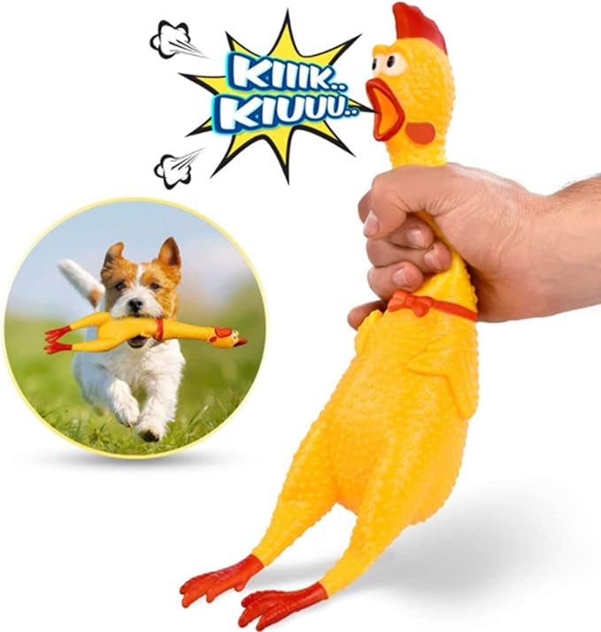 The Furr company Chicken squeaky toy