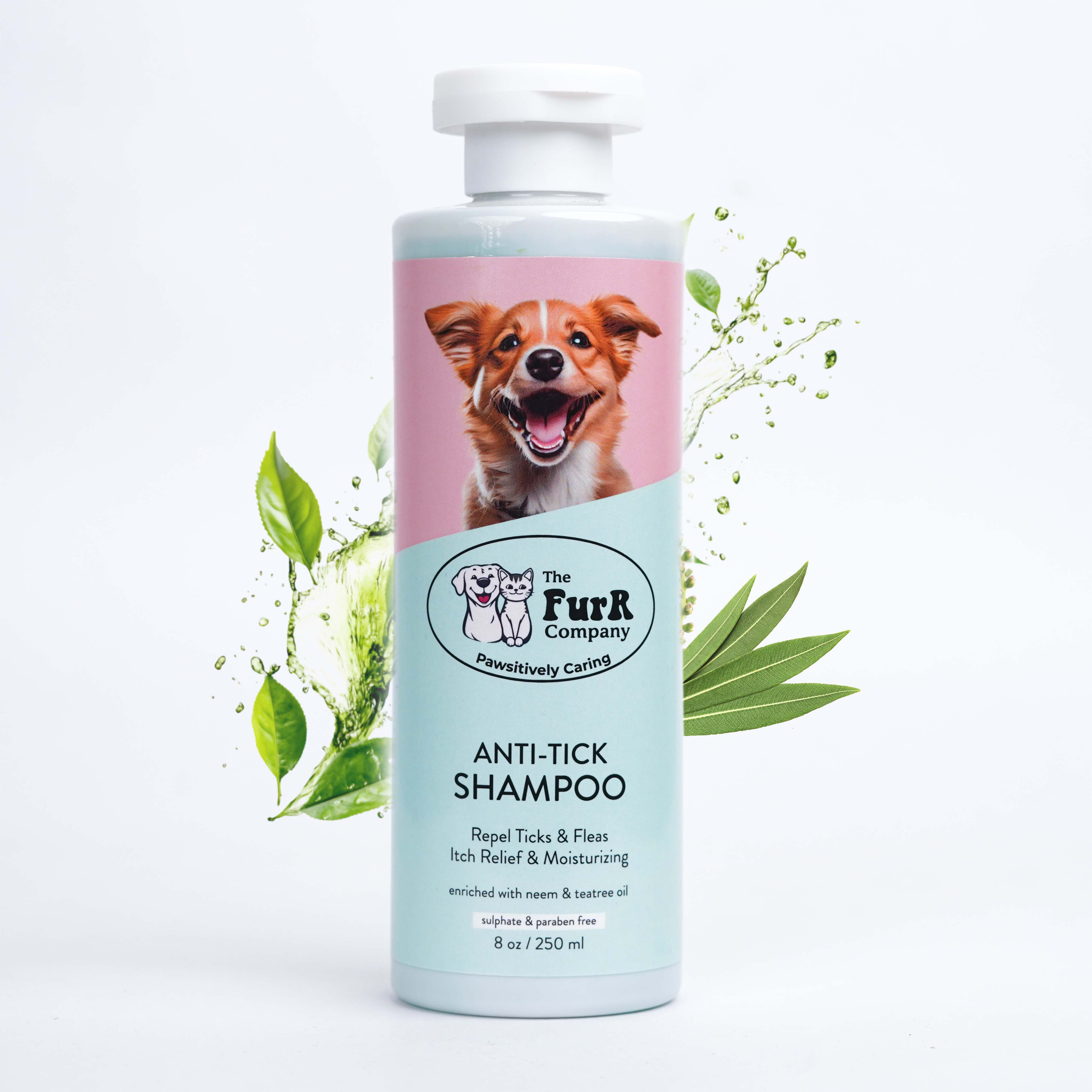 Double action Skin Protection against Tick and Itch | Natural | Sulfate and Paraben Free | 250 &