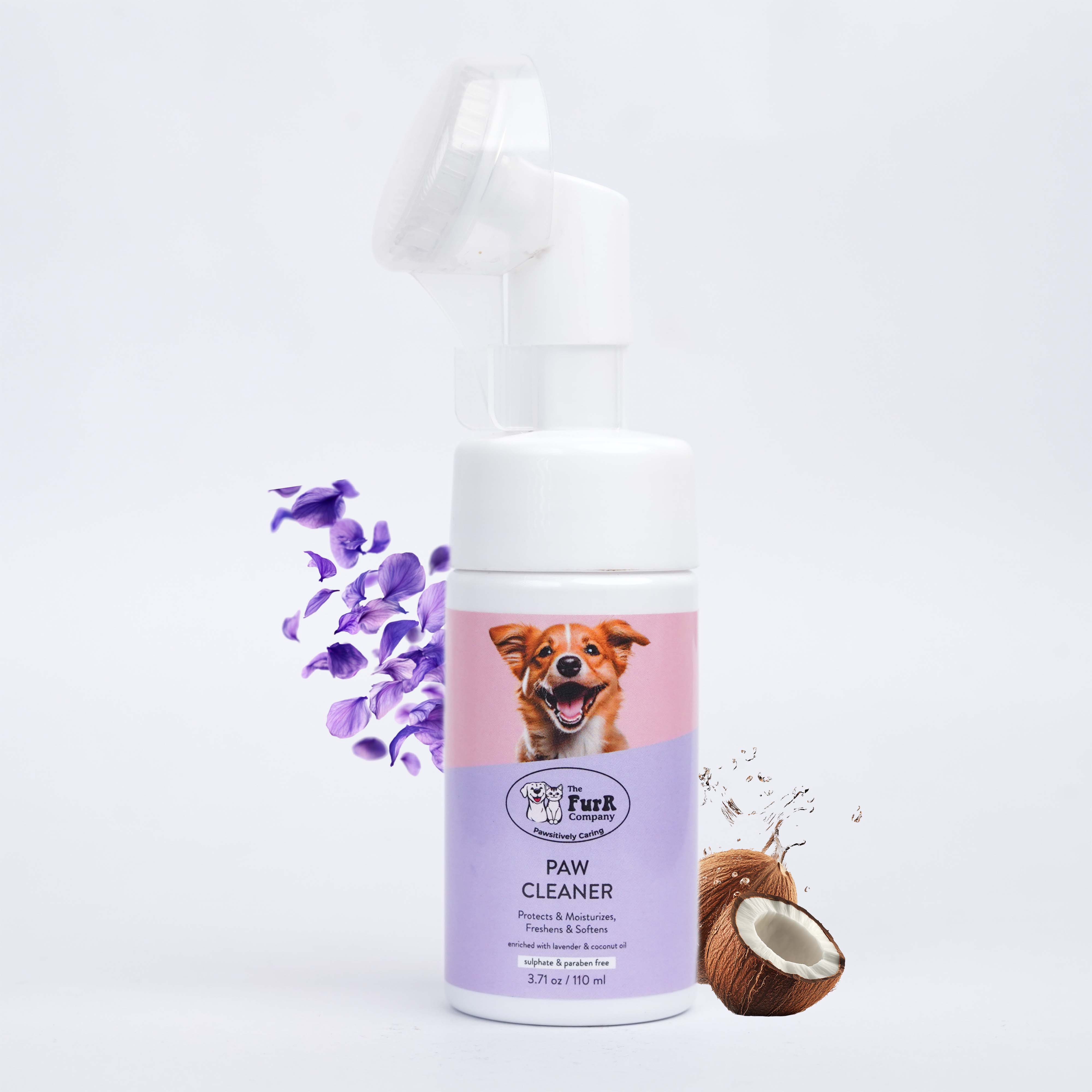 Paw Cleaner & Powder combo for Feet and Skin care | Natural | Sulfate & Paraben Free | 110 & 120 ML
