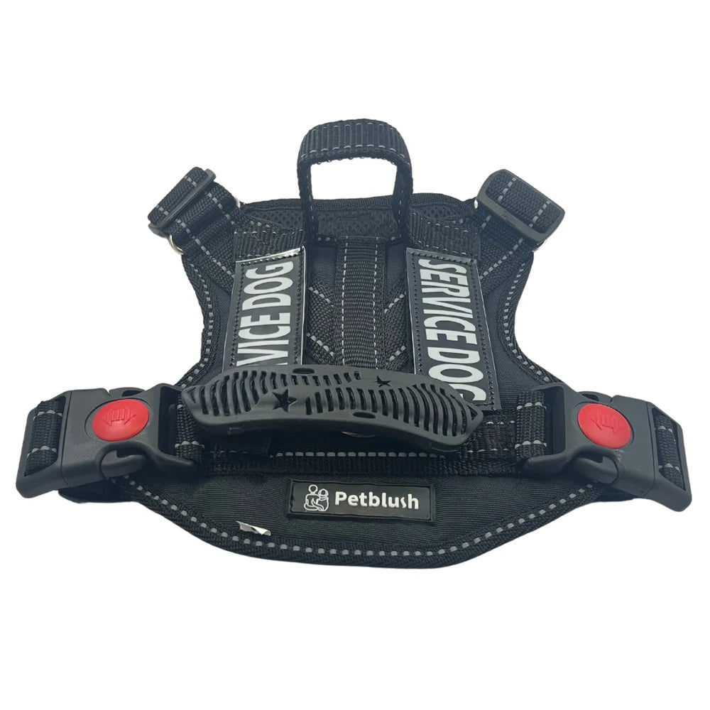 Pet Blush Tactical Harness -Large-Black