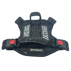 Pet Blush Tactical Harness -Large-Black