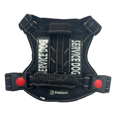Pet Blush Tactical Harness -Large-Black