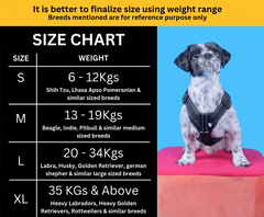 Pet Blush Tactical Harness -Large-Black